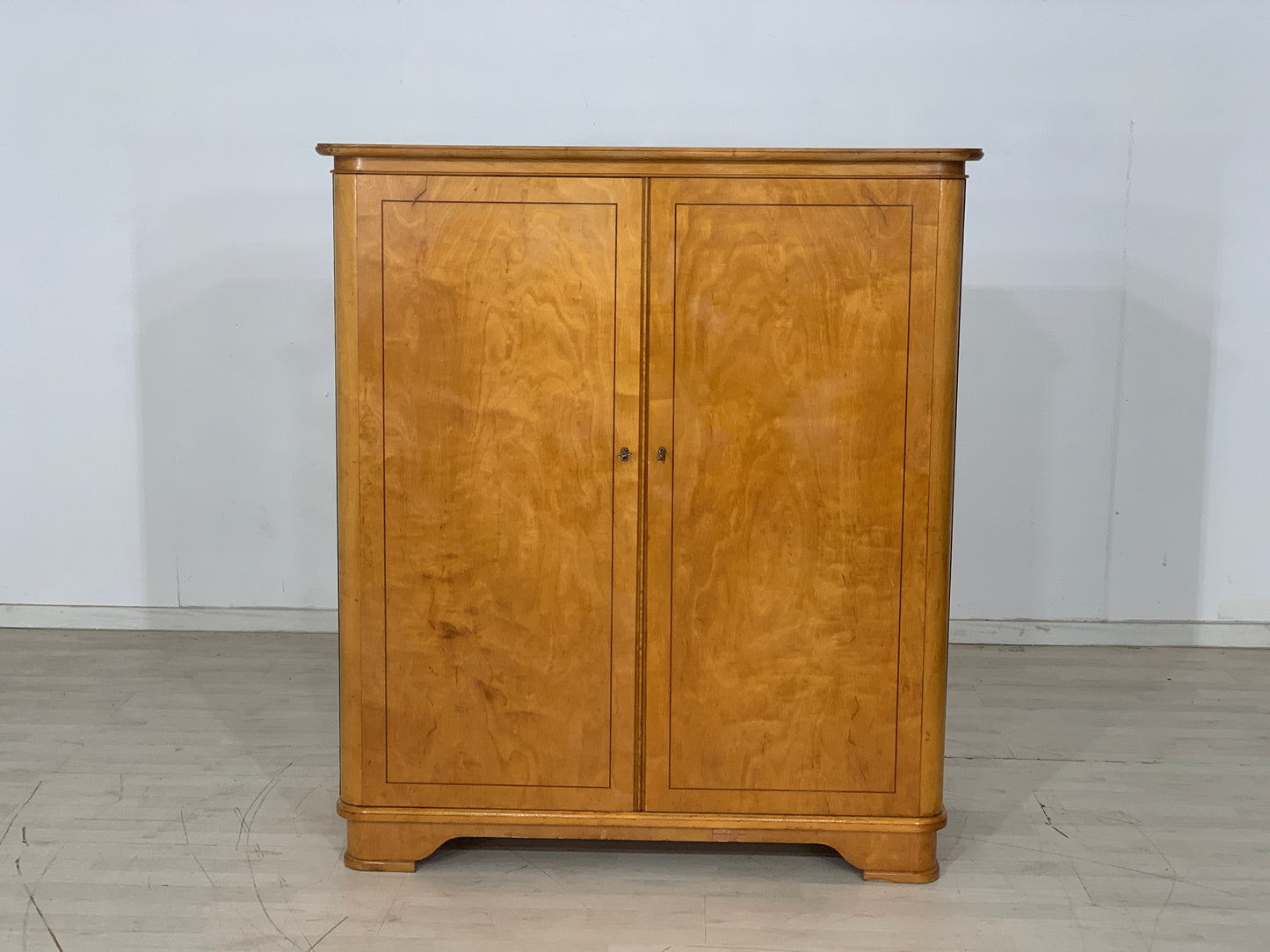 Mid Century Wäscheschrank Schrank Kleiderschrank Vintage