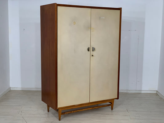 Mid Century Kleiderschrank Schrank Wardrobe Vintage