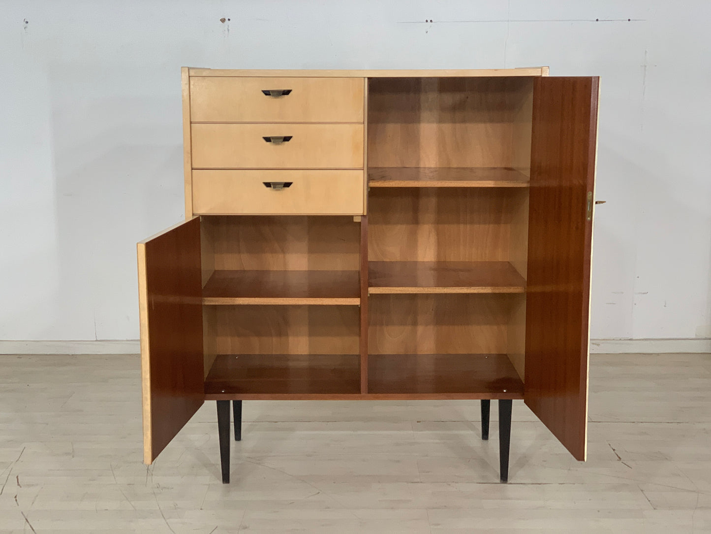 Mid Century Kommode Flurschrank Schrank Vintage