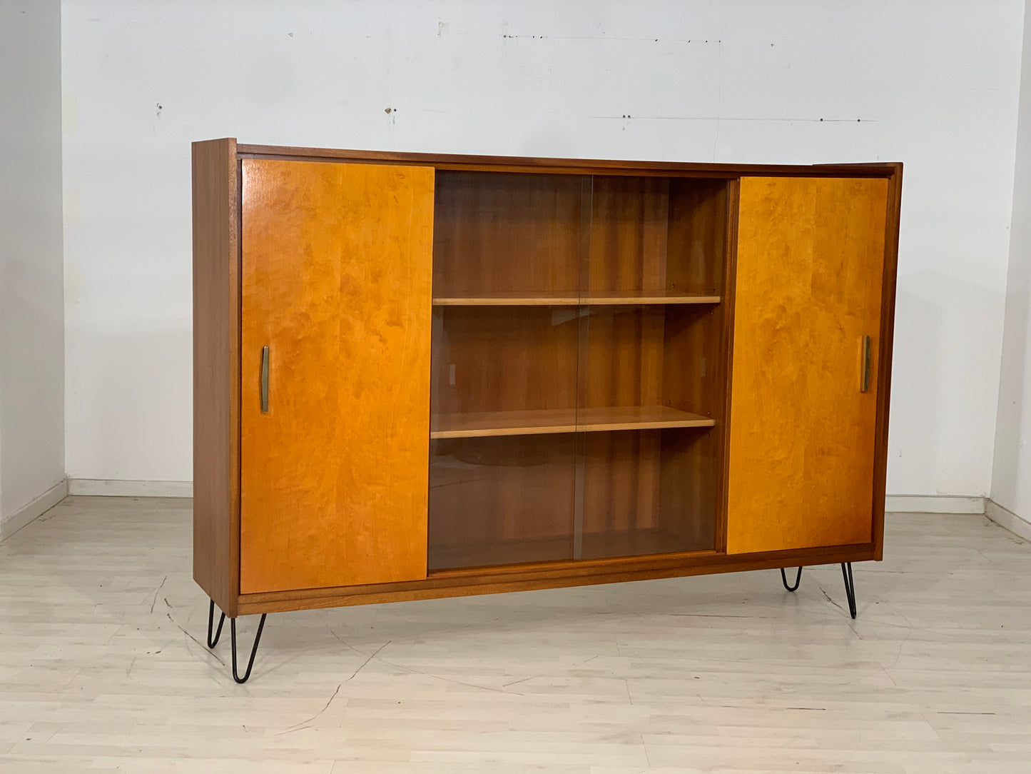 Mid Century Highboard Schrank Wohnzimmerschrank Vintage