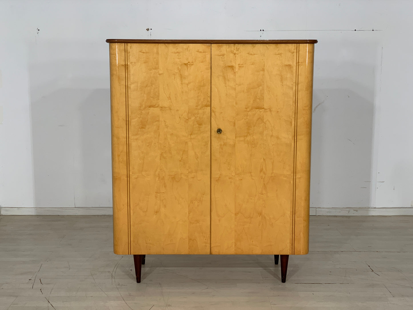 Mid Century Kleiderschrank Schrank Wäscheschrank Wardrobe Vintage