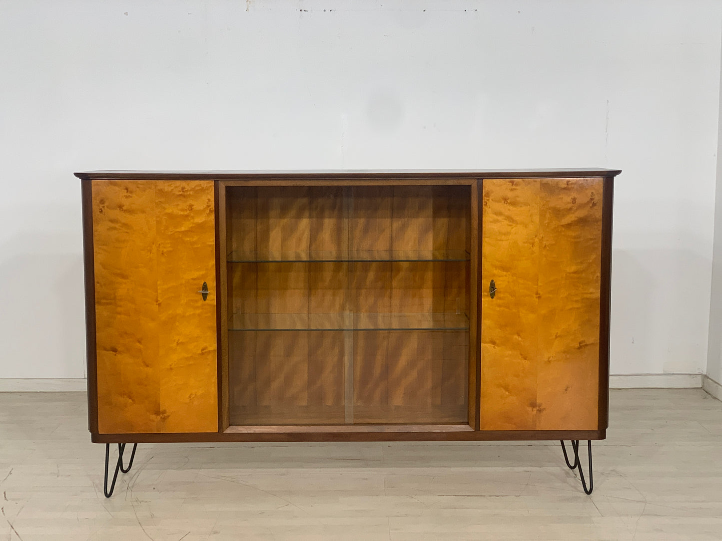 Mid Century Highboard Schrank Wohnzimmerschrank Vintage