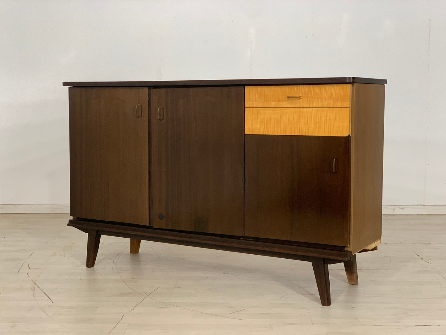 Mid Century Sideboard Schrank Kommode Vintage