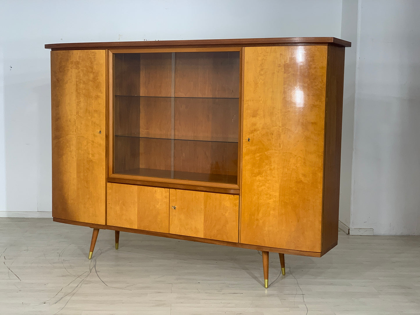 Mid Century Highboard Schrank Wohnzimmerschrank Vintage