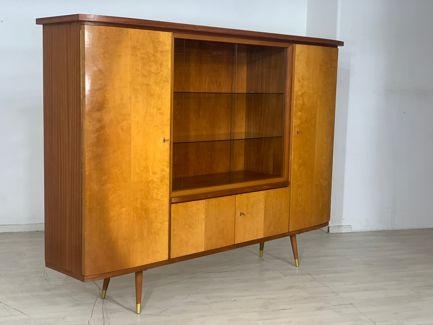 Mid Century Highboard Schrank Wohnzimmerschrank Vintage