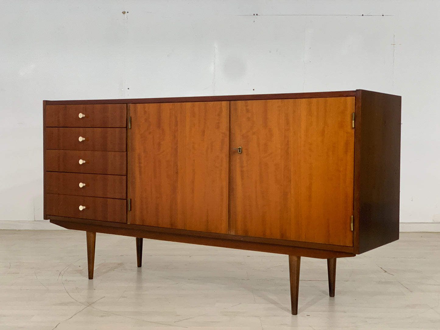 Mid Century Sideboard Schrank Kommode Vintage