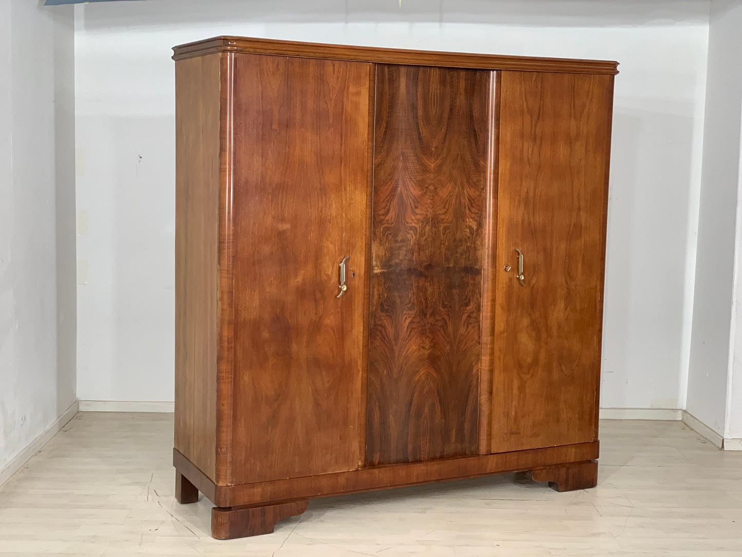 Mid Century Kleiderschrank Schrank Wardrobe Vintage