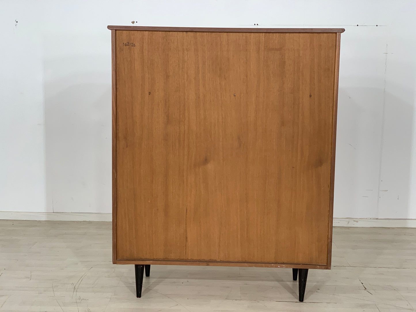 Mid Century Wäscheschrank Schrank Kleiderschrank Vintage