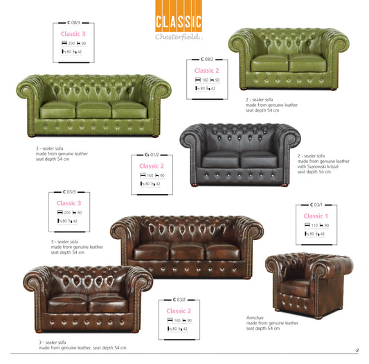 ENGLISH CHESTERFIELD SET LEATHER SET SOFA COUCH COUCH SET VINTAGE STYLE