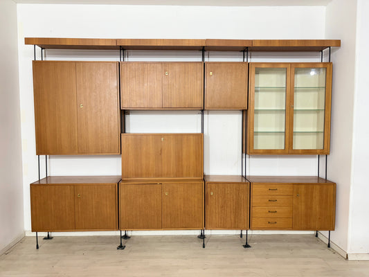 Omnia Regalsystem Wohnwand Wandregal von Ernst Dieter Hilker (1960)