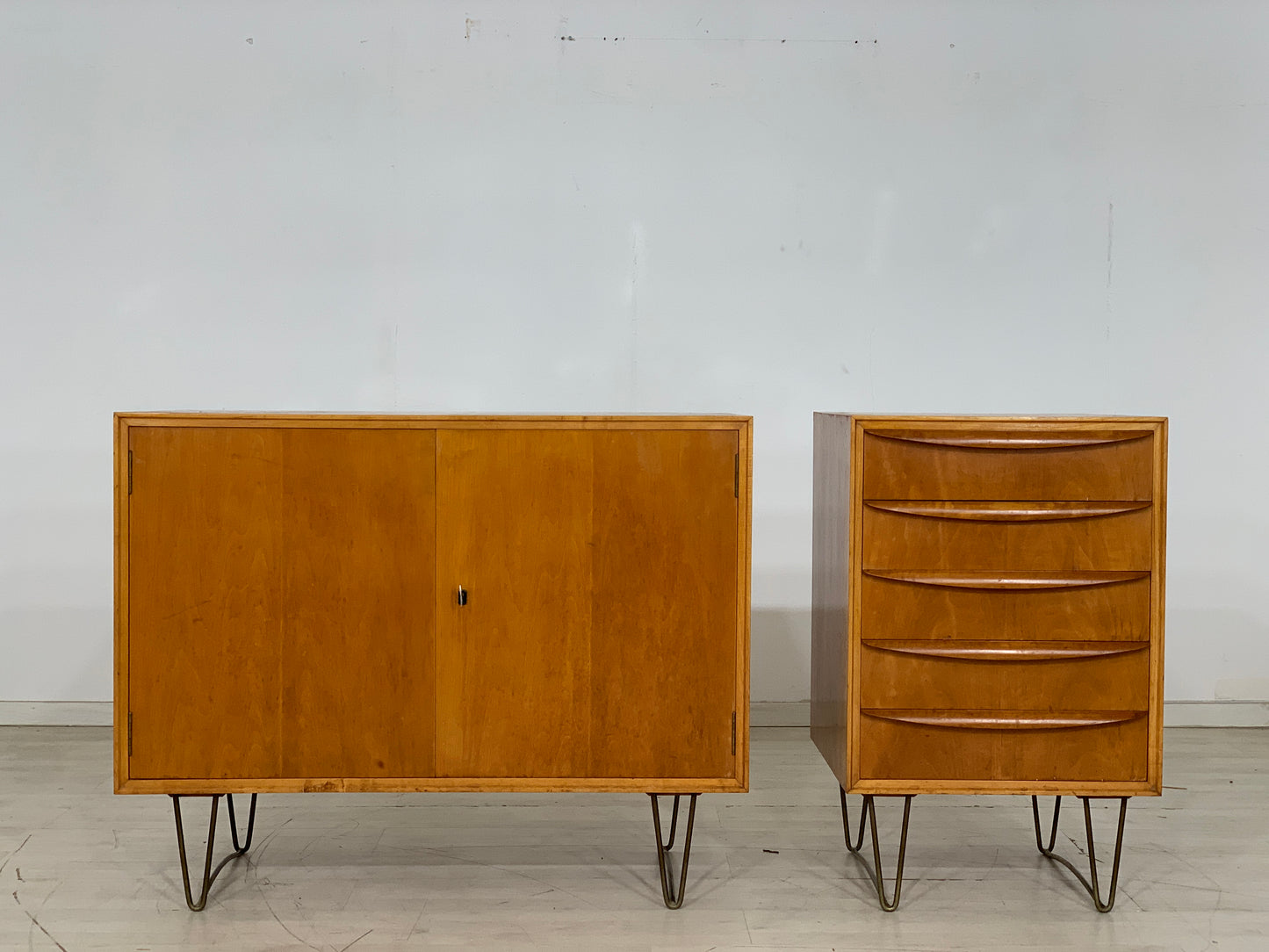 Mid Century Sideboard Schrank Kommode Vintage