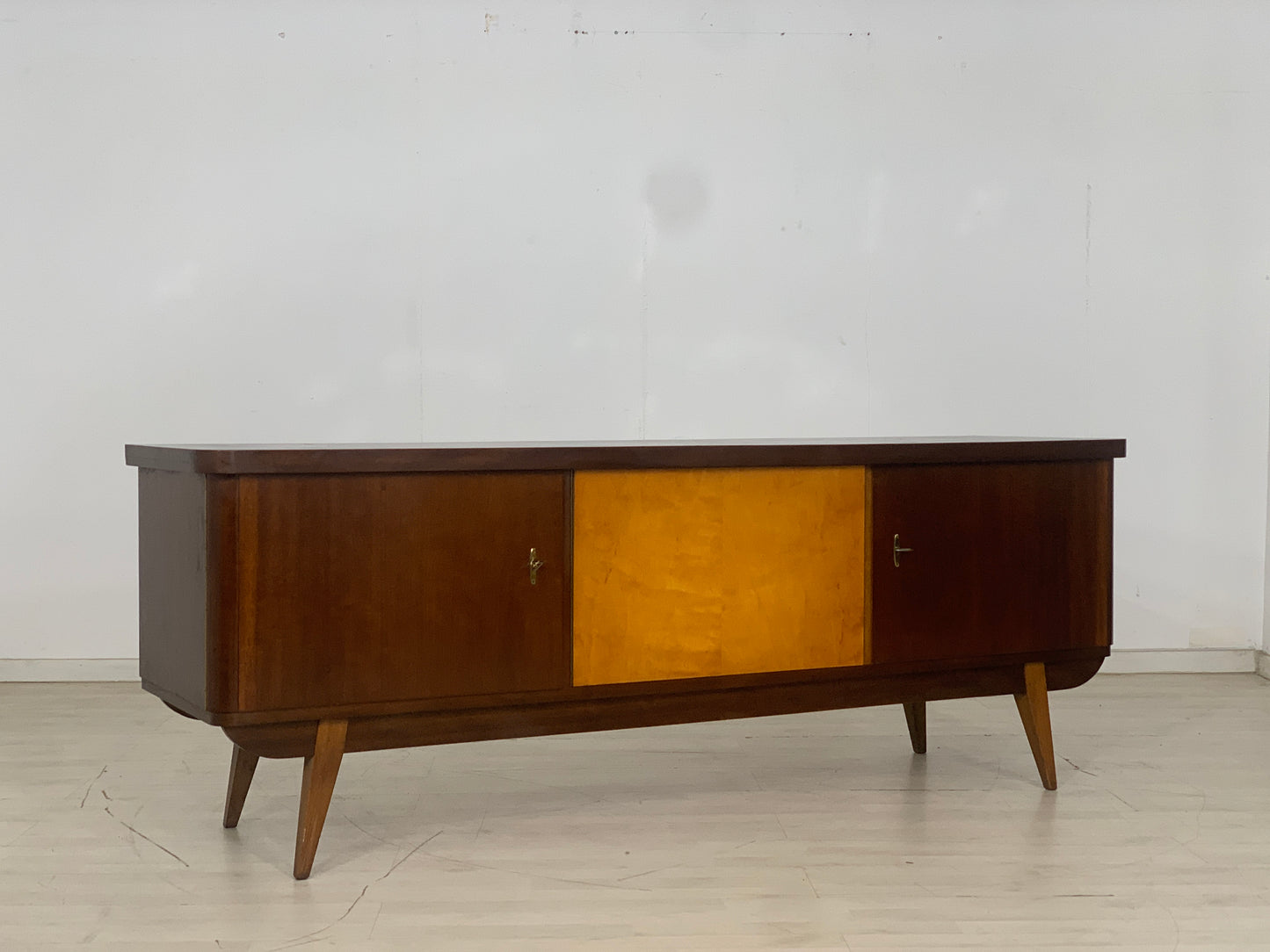 Mid Century Sideboard Schrank Kommode Vintage