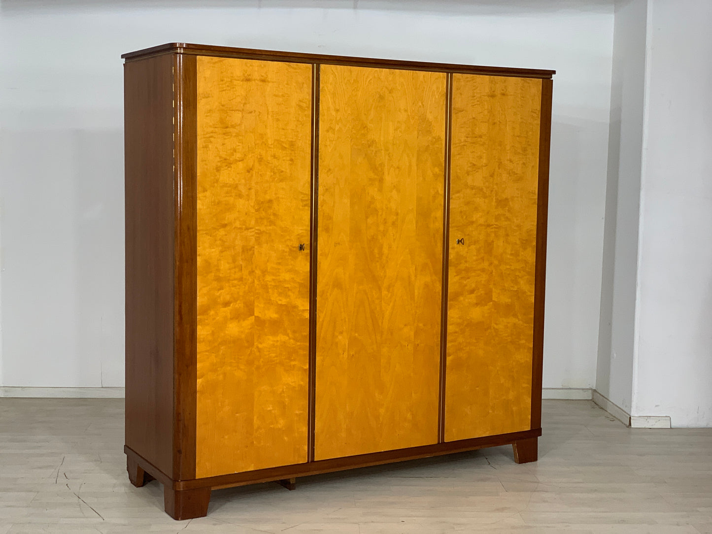 Mid Century Kleiderschrank Schrank Wardrobe Vintage