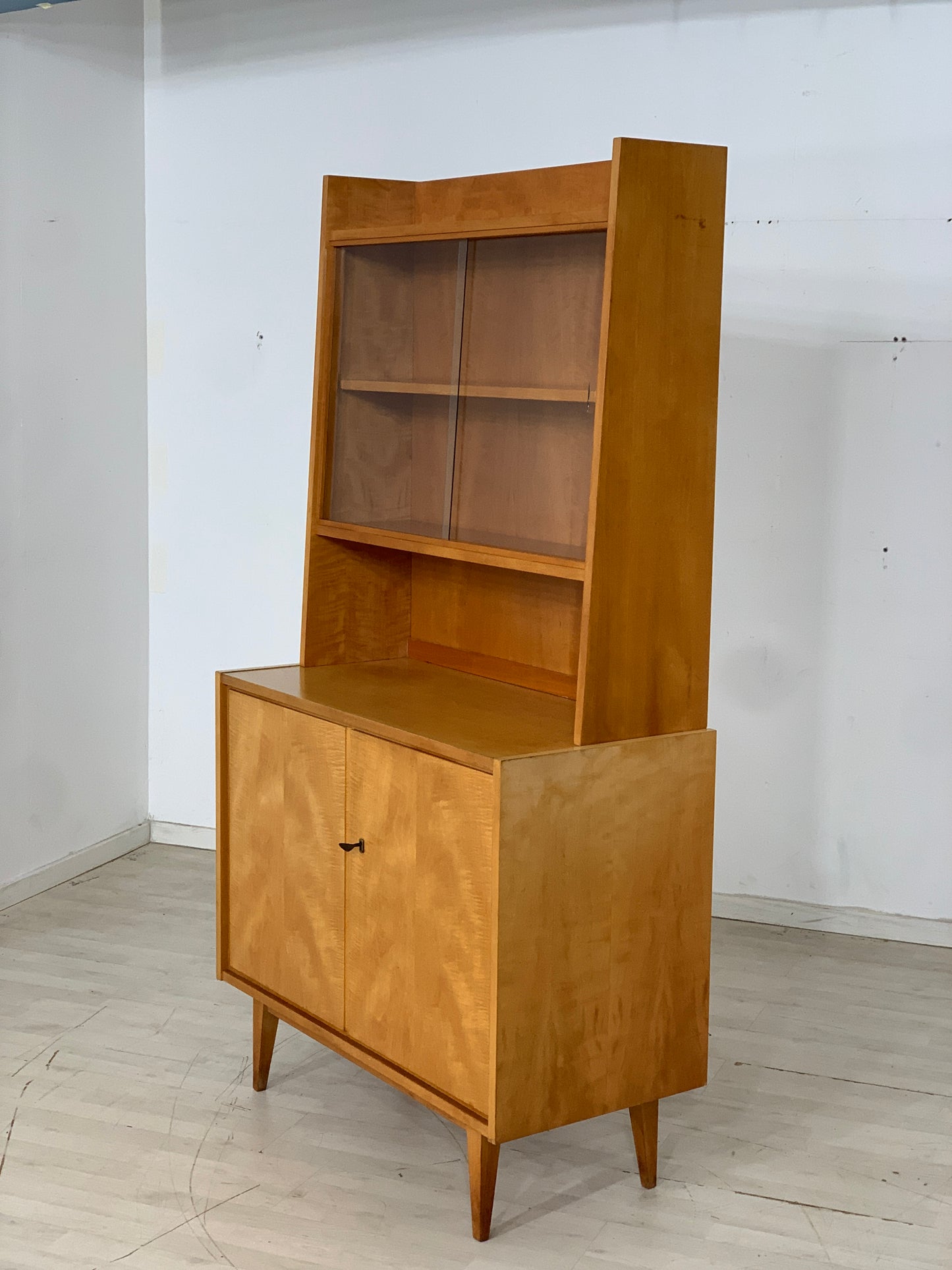 Mid Century Highboard Schrank Vitrine Vintage