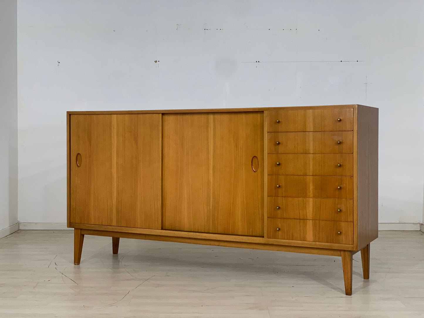 Mid Century Sideboard Schrank Kommode Vintage