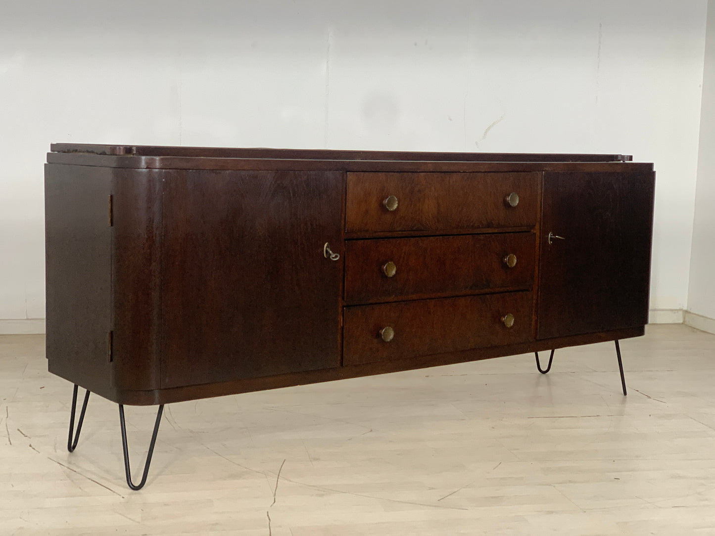 Mid Century Sideboard Schrank Kommode Vintage