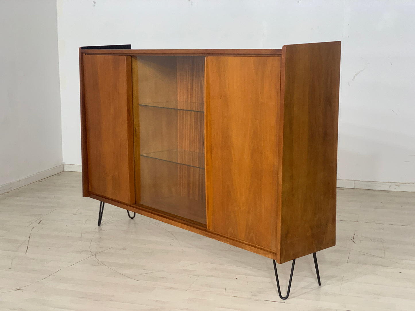 Mid Century Highboard Schrank Wohnzimmerschrank Vintage