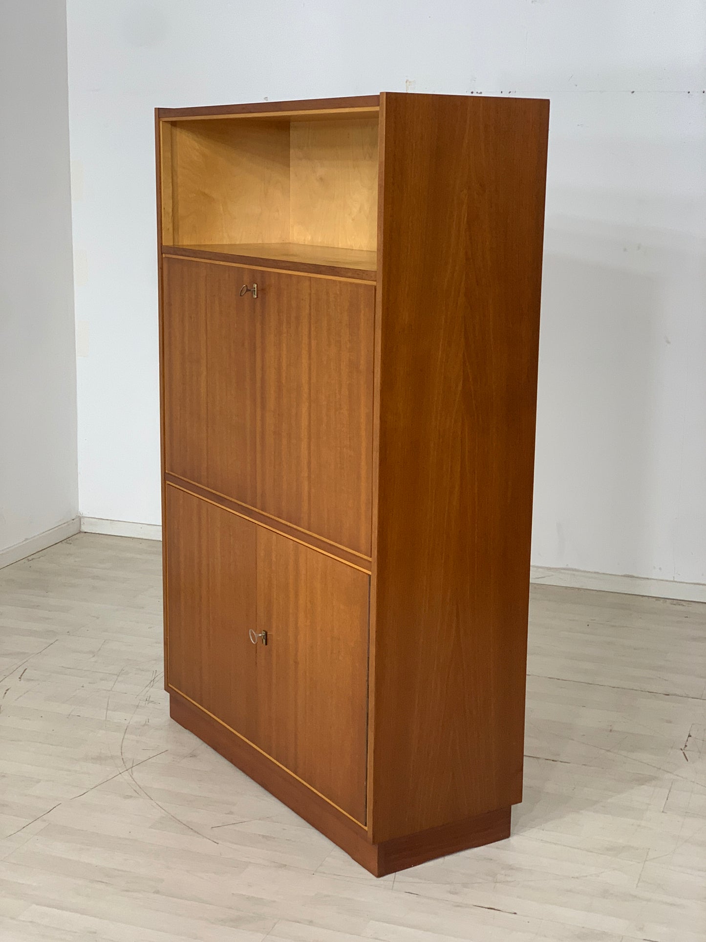 Mid Century Sekretär Schreibschrank Wohnzimmerschrank Vintage Highboard