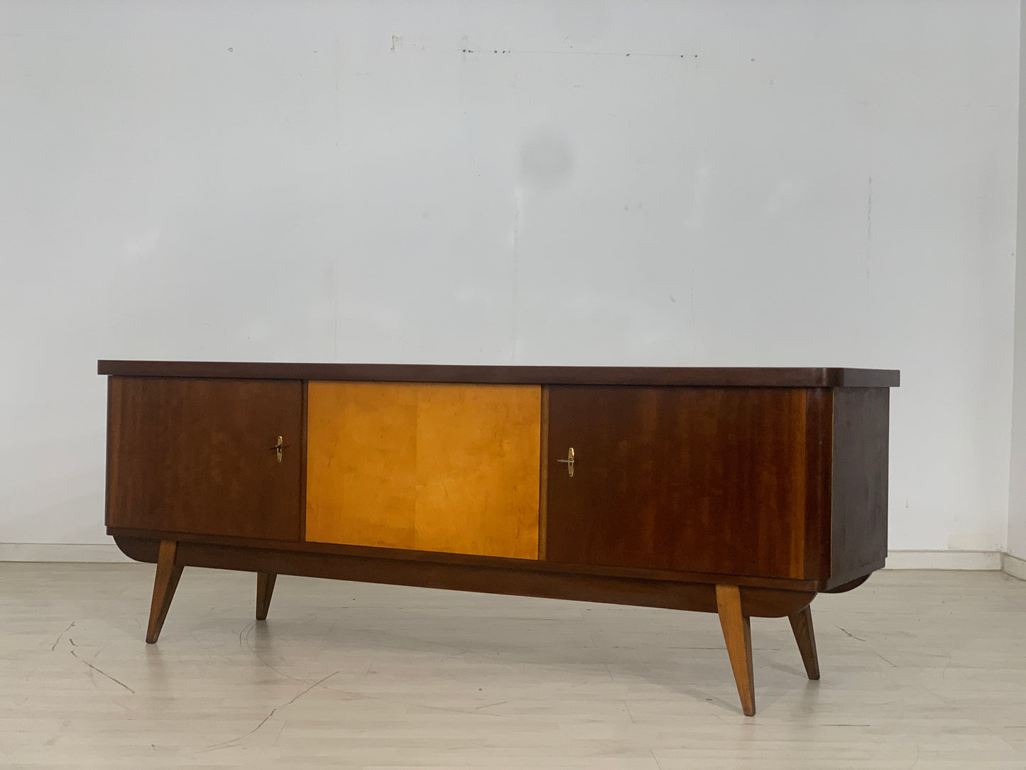 Mid Century Sideboard Schrank Kommode Vintage