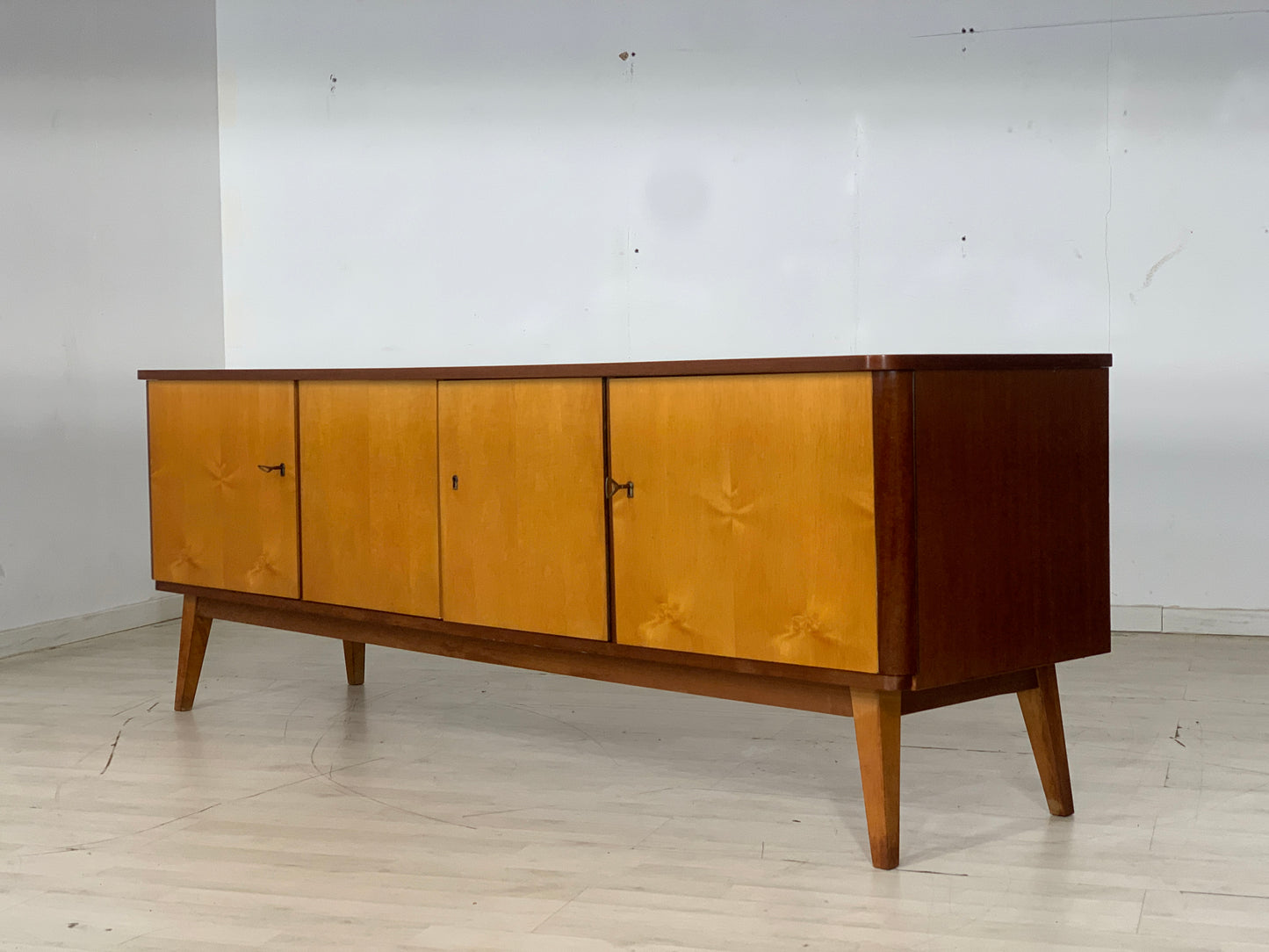 Mid Century Sideboard Schrank Kommode Vintage