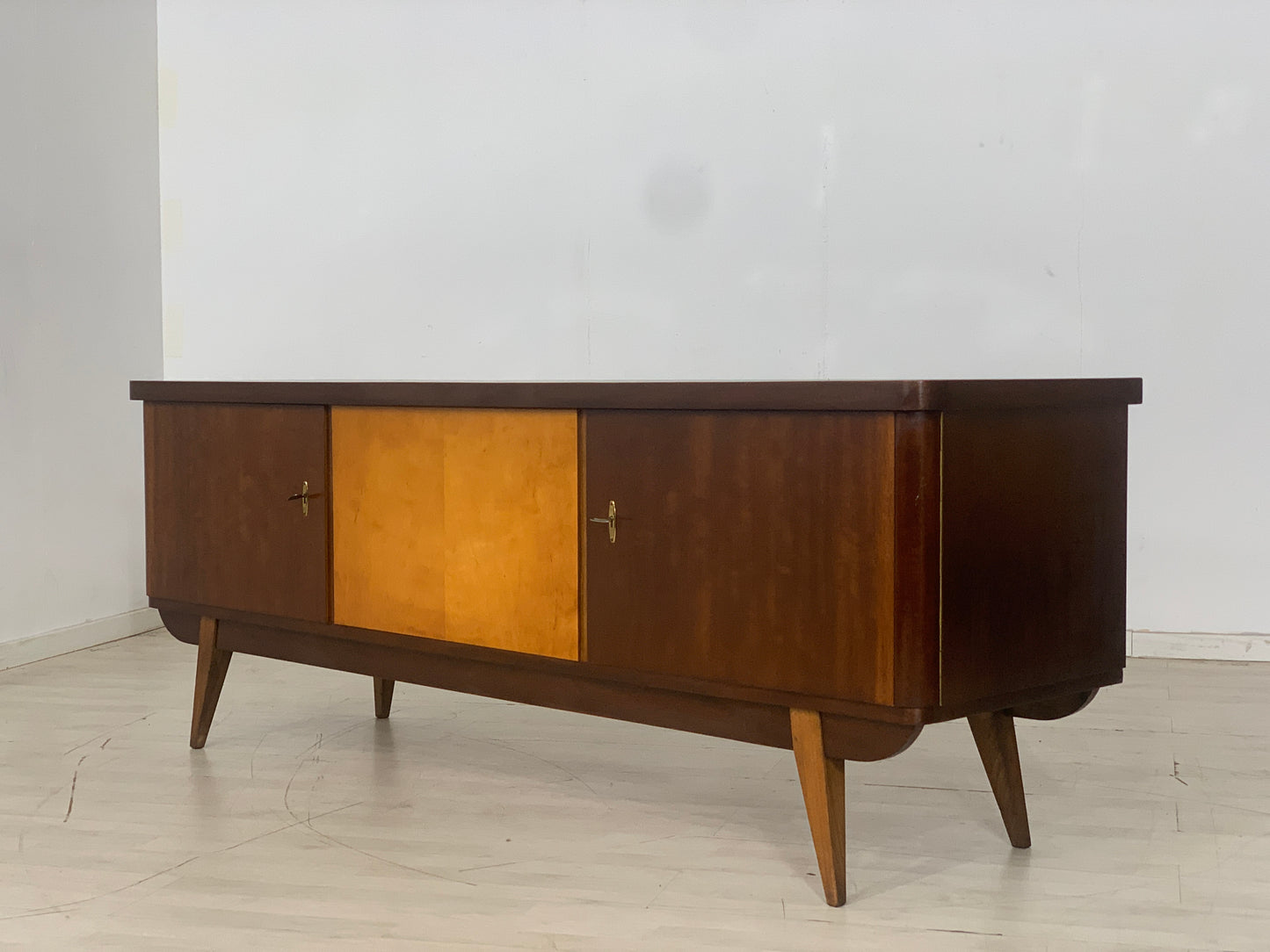 Mid Century Sideboard Schrank Kommode Vintage