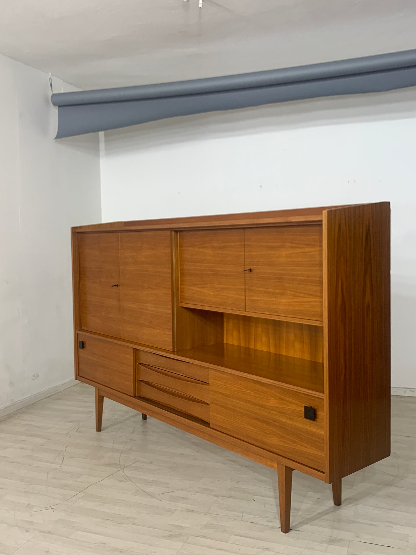 60er Jahre Schrank Highboard Wohnzimmerschrank Vintage