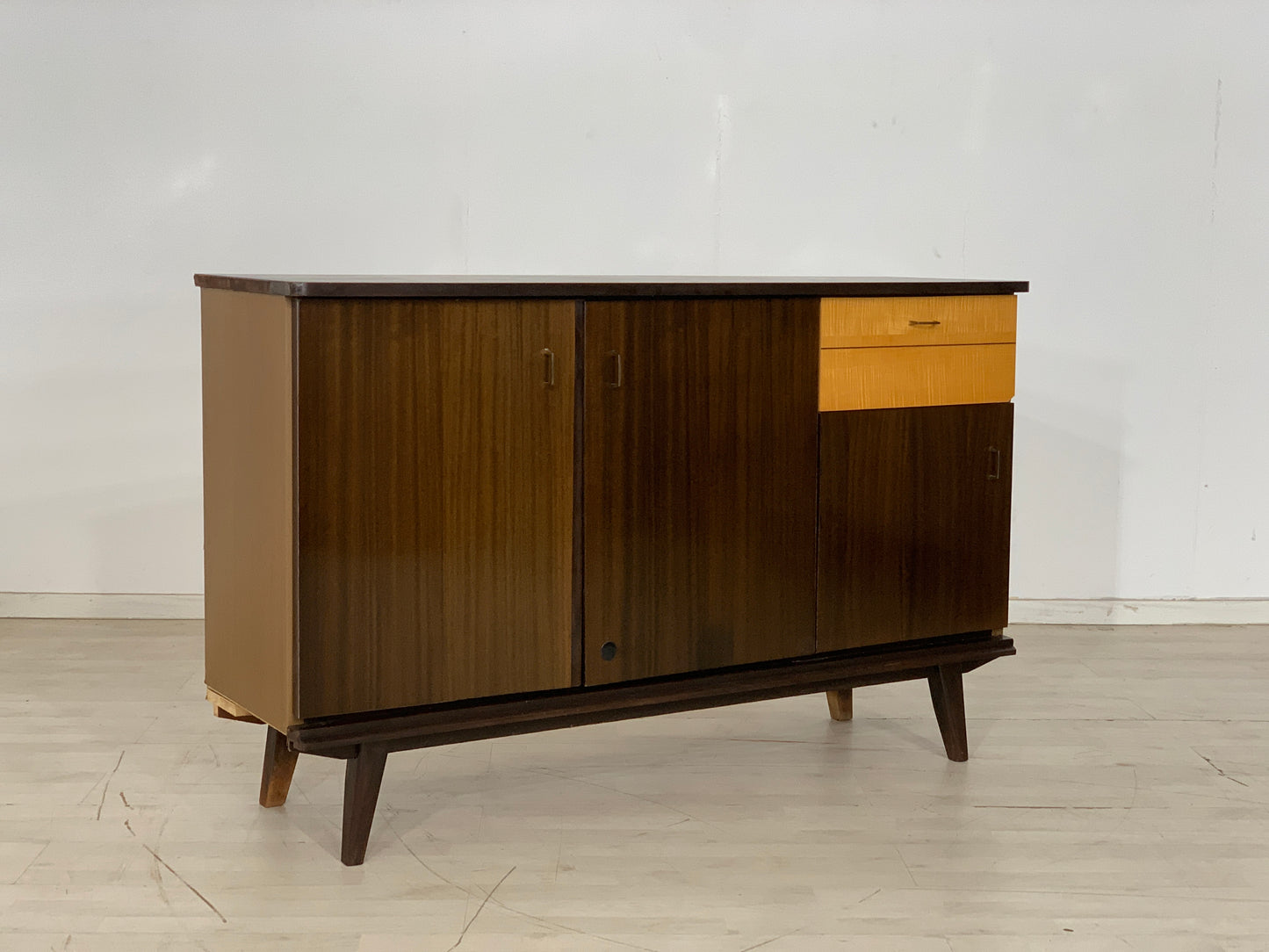 Mid Century Sideboard Schrank Kommode Vintage