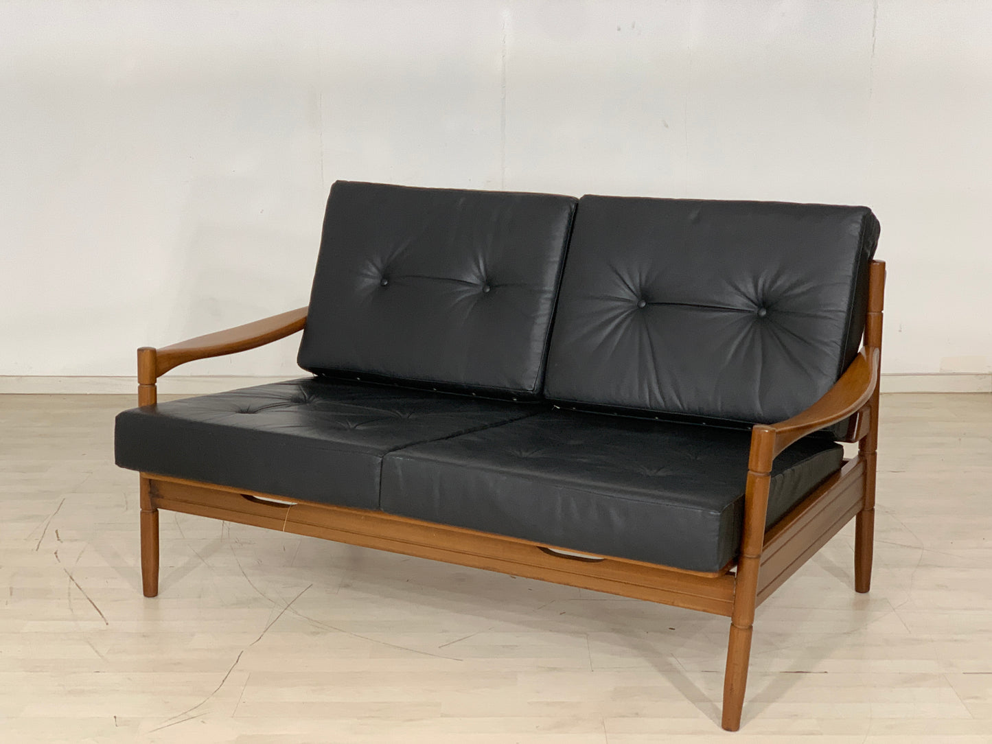 Danish Teak Sofa Couch Daybed Vintage