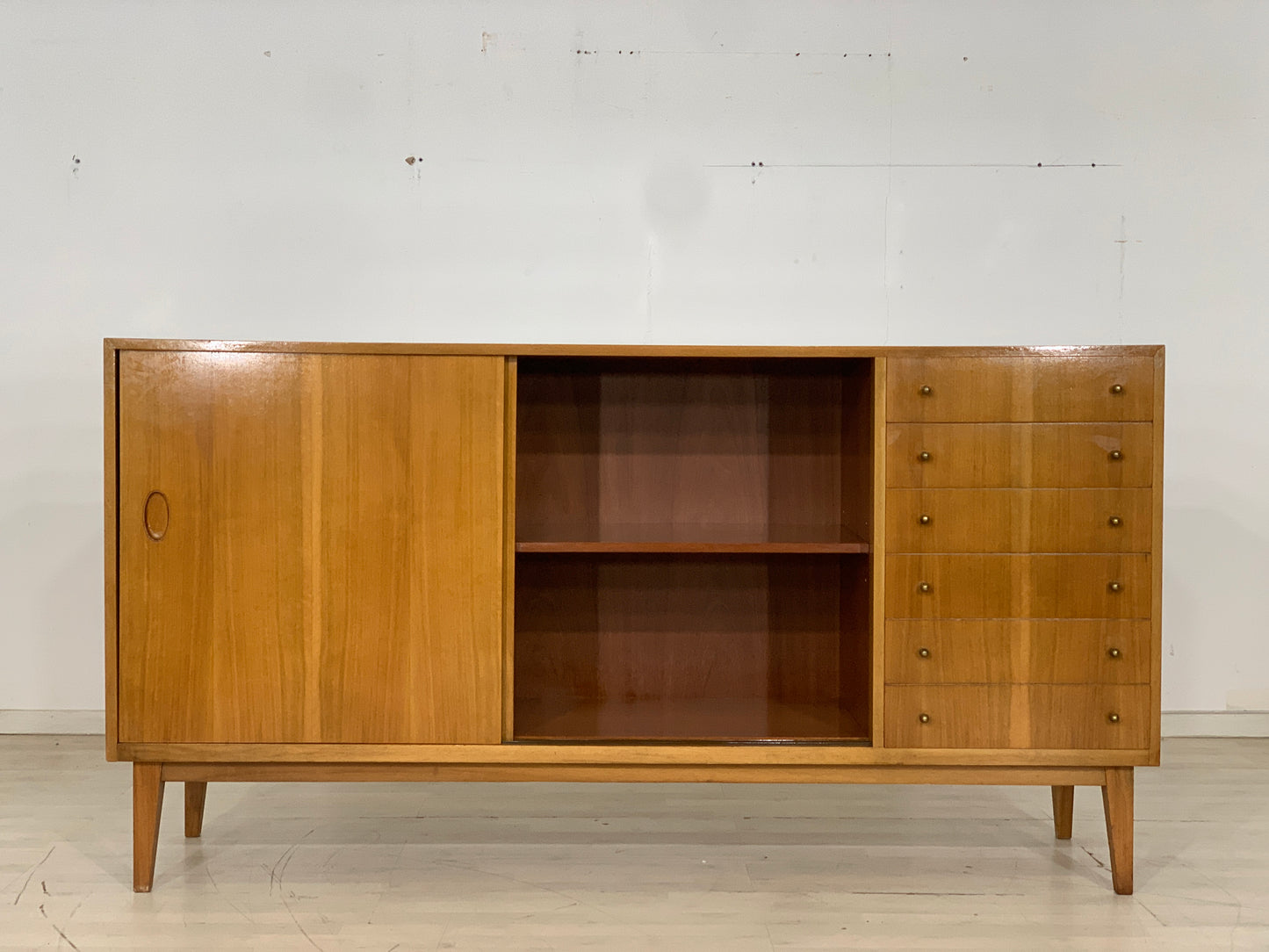 Mid Century Sideboard Schrank Kommode Vintage