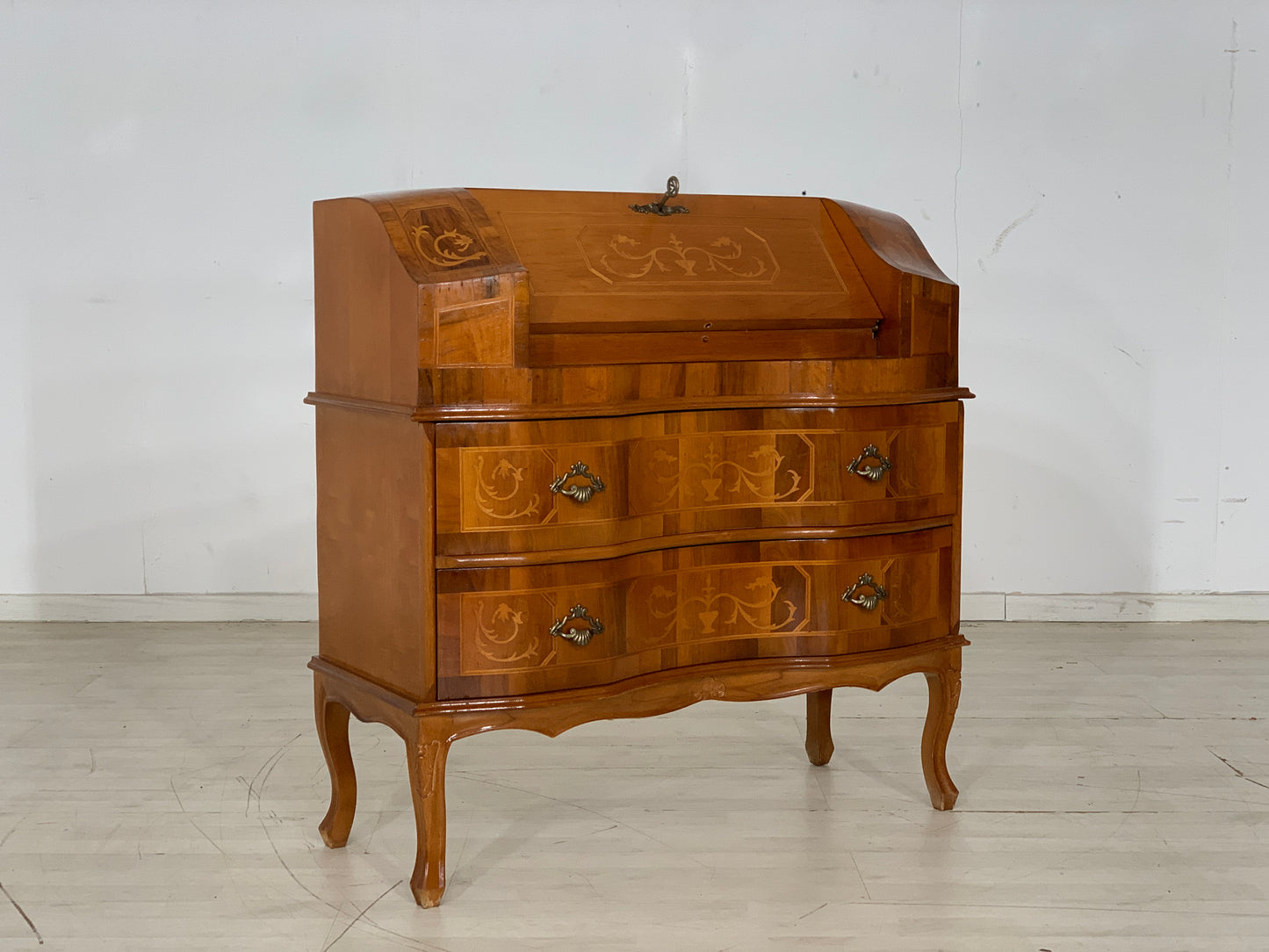 Barockstil Sekretär Kommode Schreibschrank Vintage