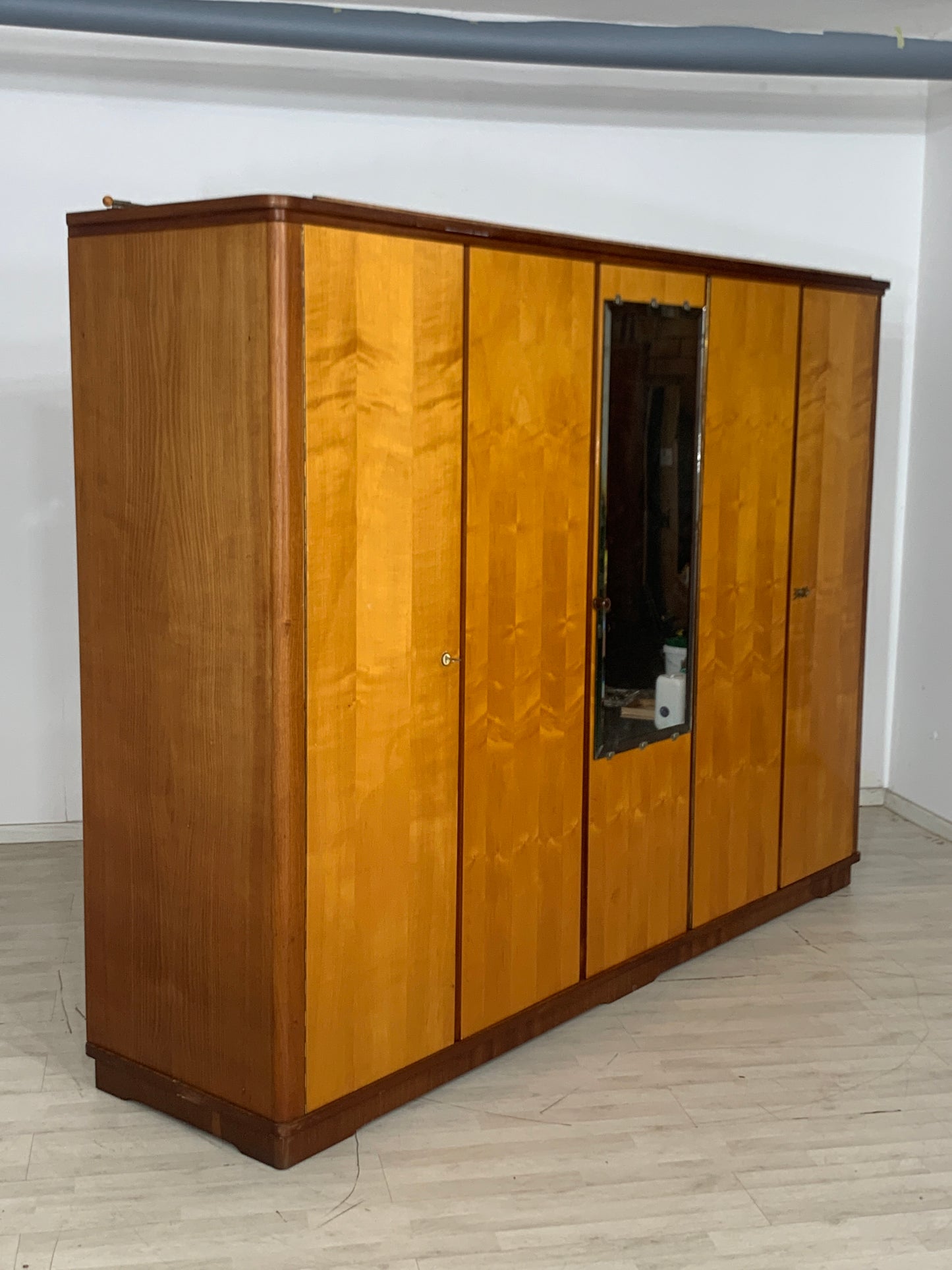 Mid Century Kleiderschrank Schrank Wardrobe Vintage