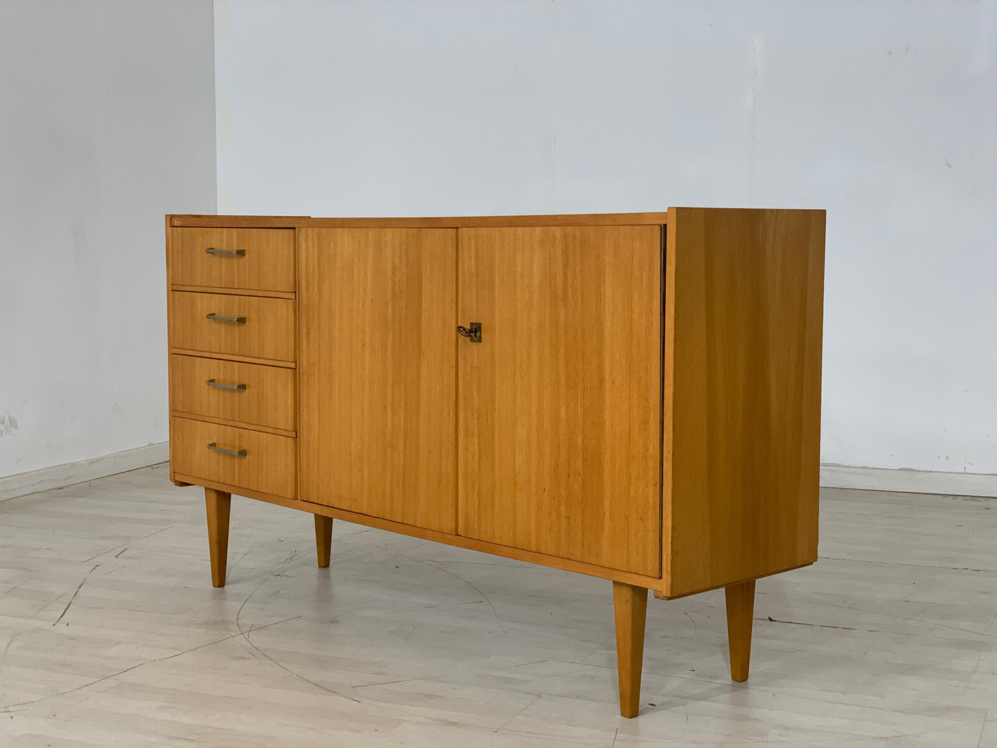 Mid Century Sideboard Schrank Kommode Vintage