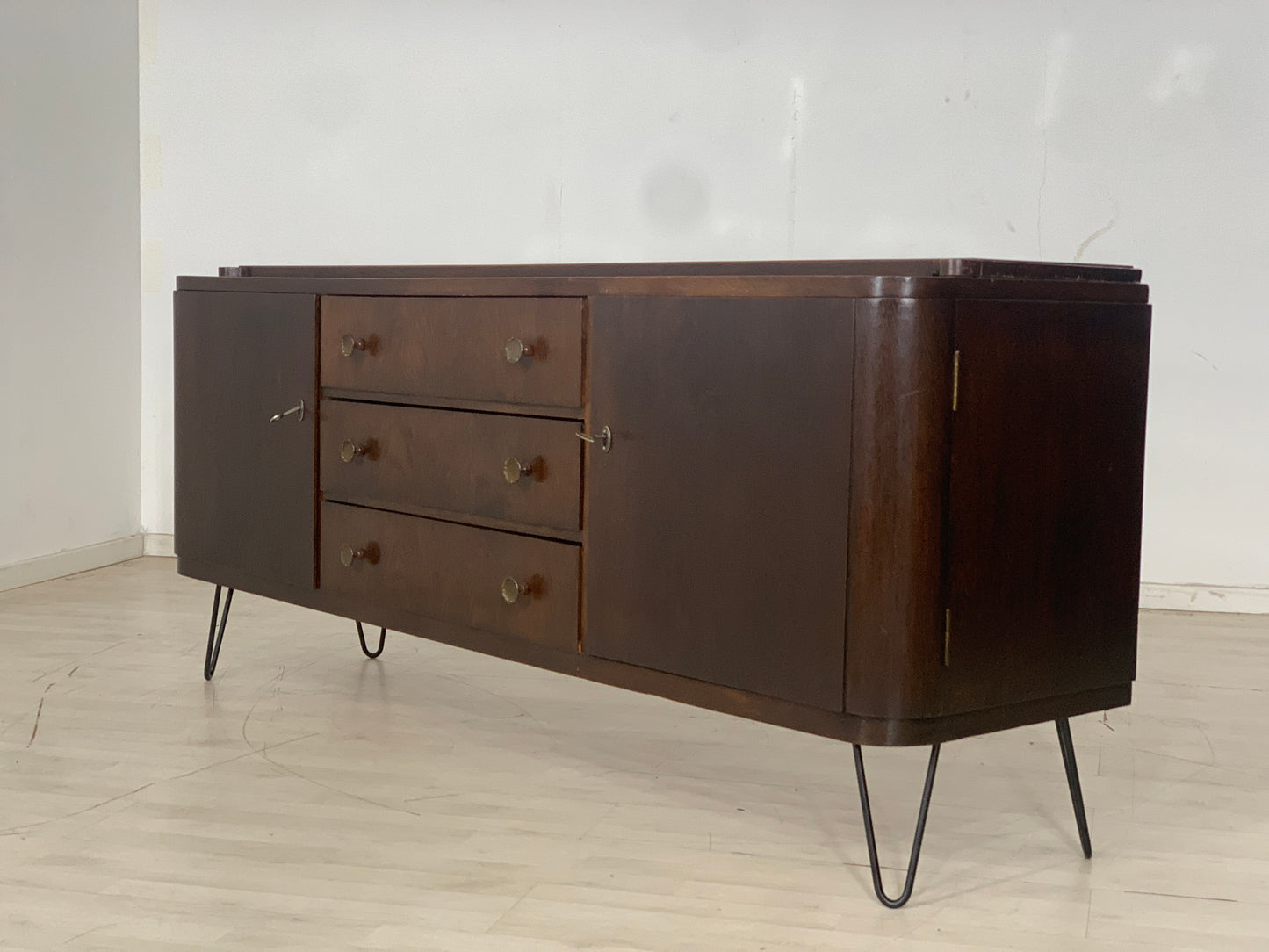 Mid Century Sideboard Schrank Kommode Vintage