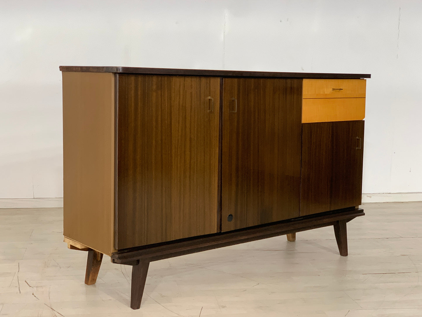 Mid Century Sideboard Schrank Kommode Vintage