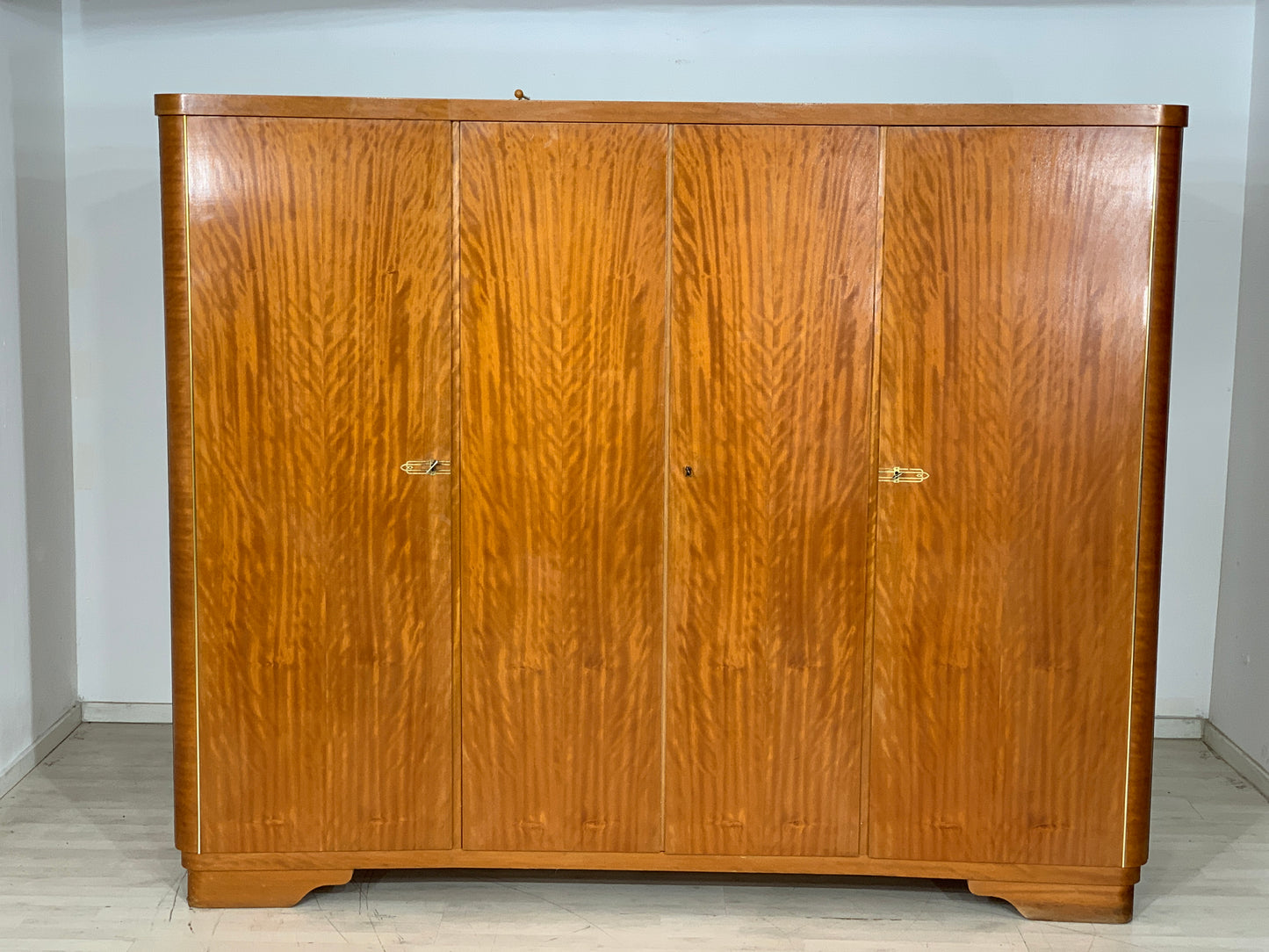 Mid Century Kleiderschrank Schrank Wardrobe Vintage