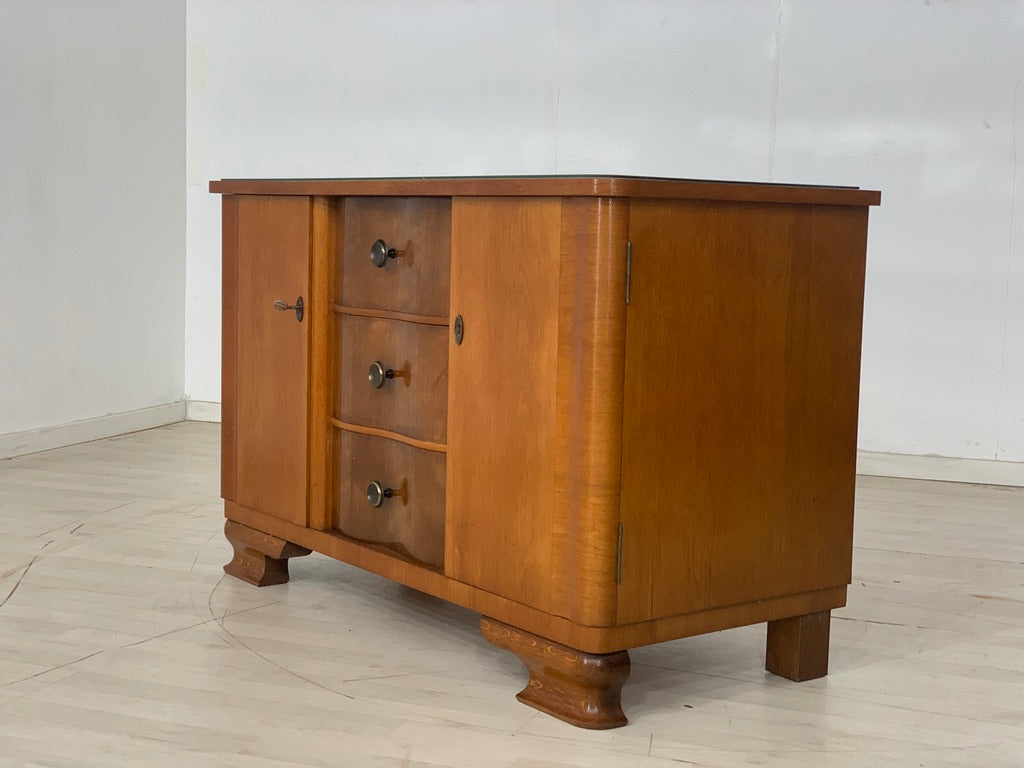 60er Jahre Kommode Anrichte Schrank Flurschrank Wohnzimmerschrank VINTAGE
