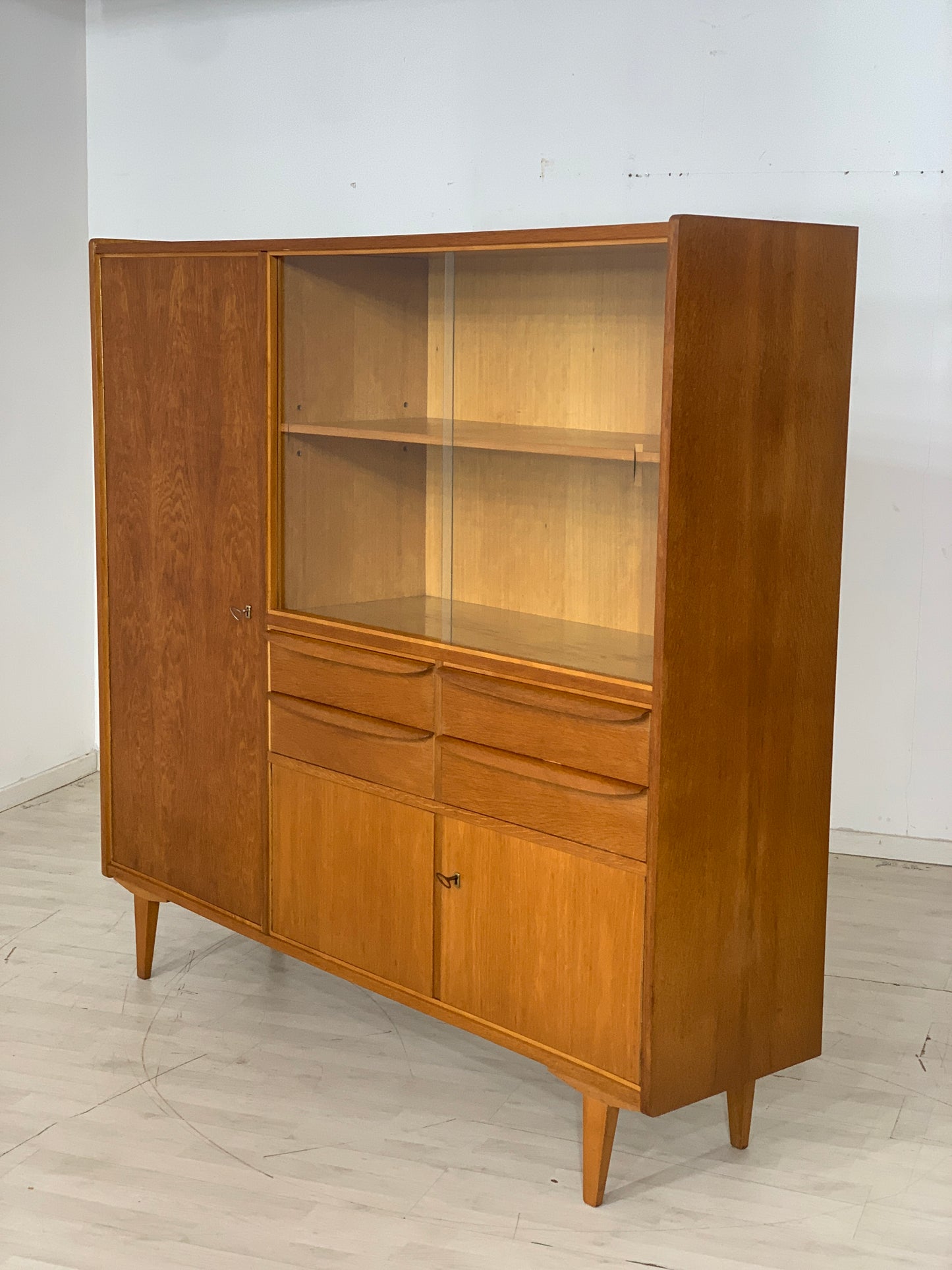 Mid Century Highboard Schrank Wohnzimmerschrank Vintage