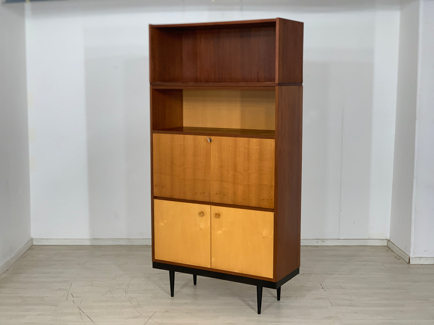 Mid Century Highboard Schrank Sekretär Vintage