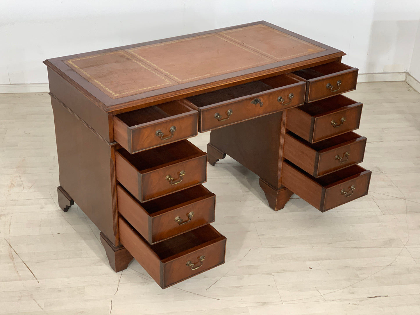 Englisch Schreibtisch Tisch Desk Vintage