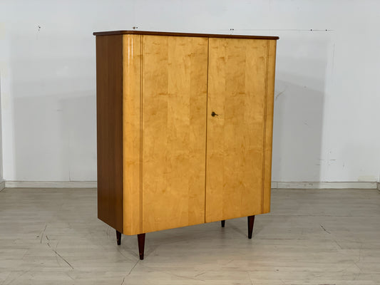 Mid Century Kleiderschrank Schrank Wäscheschrank Wardrobe Vintage