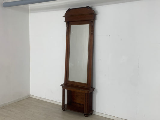 Gründerzeit Spiegel Flurschrank Garderobe Mirror um 1900