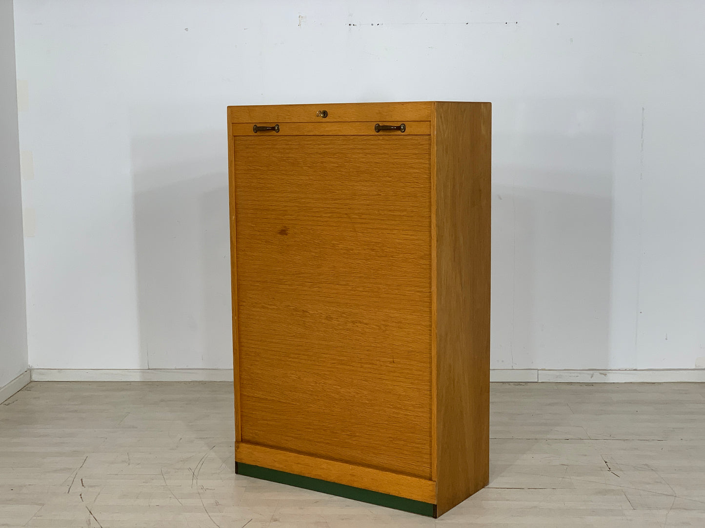 Mid Century Aktenschrank Schrank Rollschrank Vintage