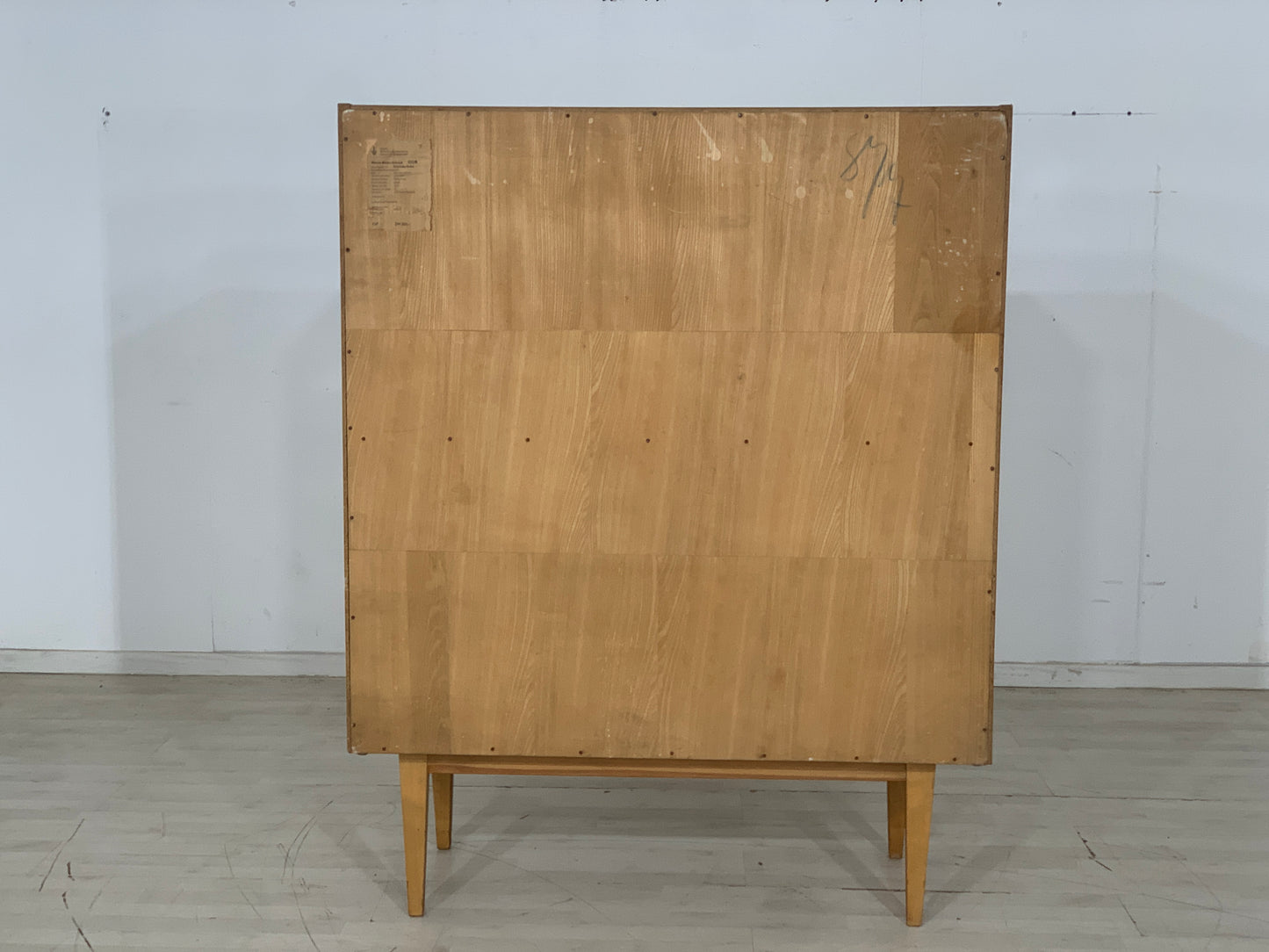 Mid Century Hellerau Wäscheschrank Schrank Wardrobe Vintage