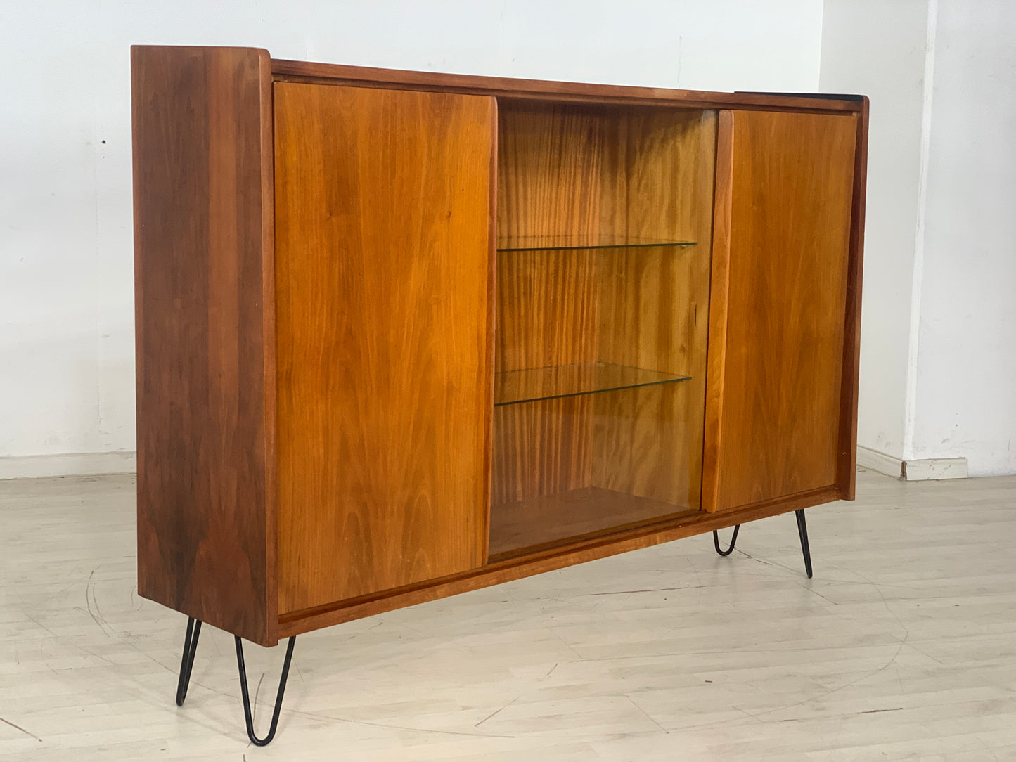 Mid Century Highboard Schrank Wohnzimmerschrank Vintage