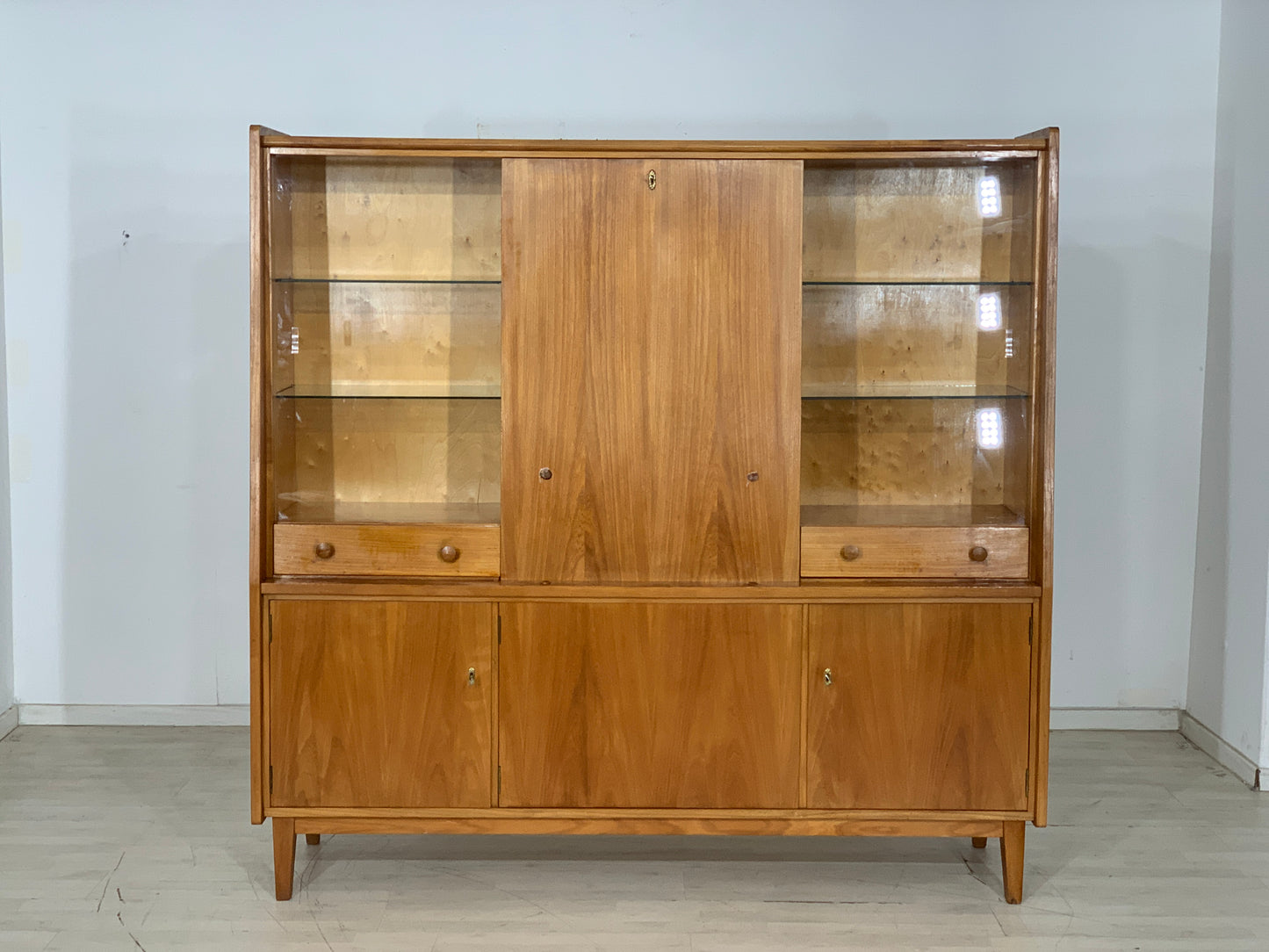 Mid Century Highboard Schrank Wohnzimmerschrank Vintage