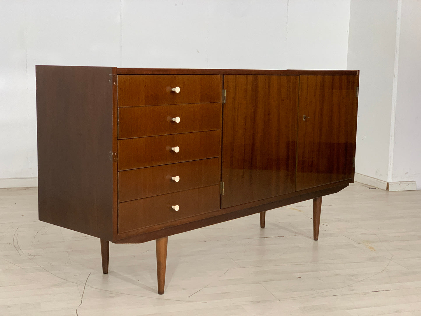 Mid Century Sideboard Schrank Kommode Vintage