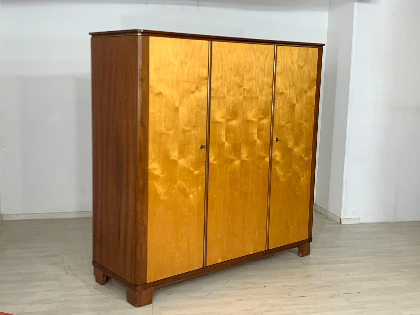 Mid Century Kleiderschrank Schrank Wardrobe Vintage