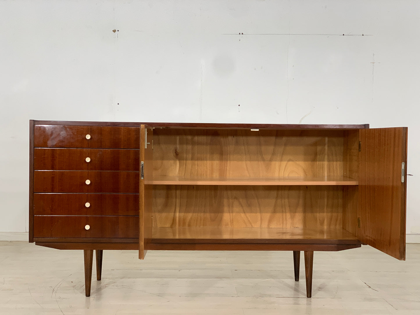 Mid Century Sideboard Schrank Kommode Vintage