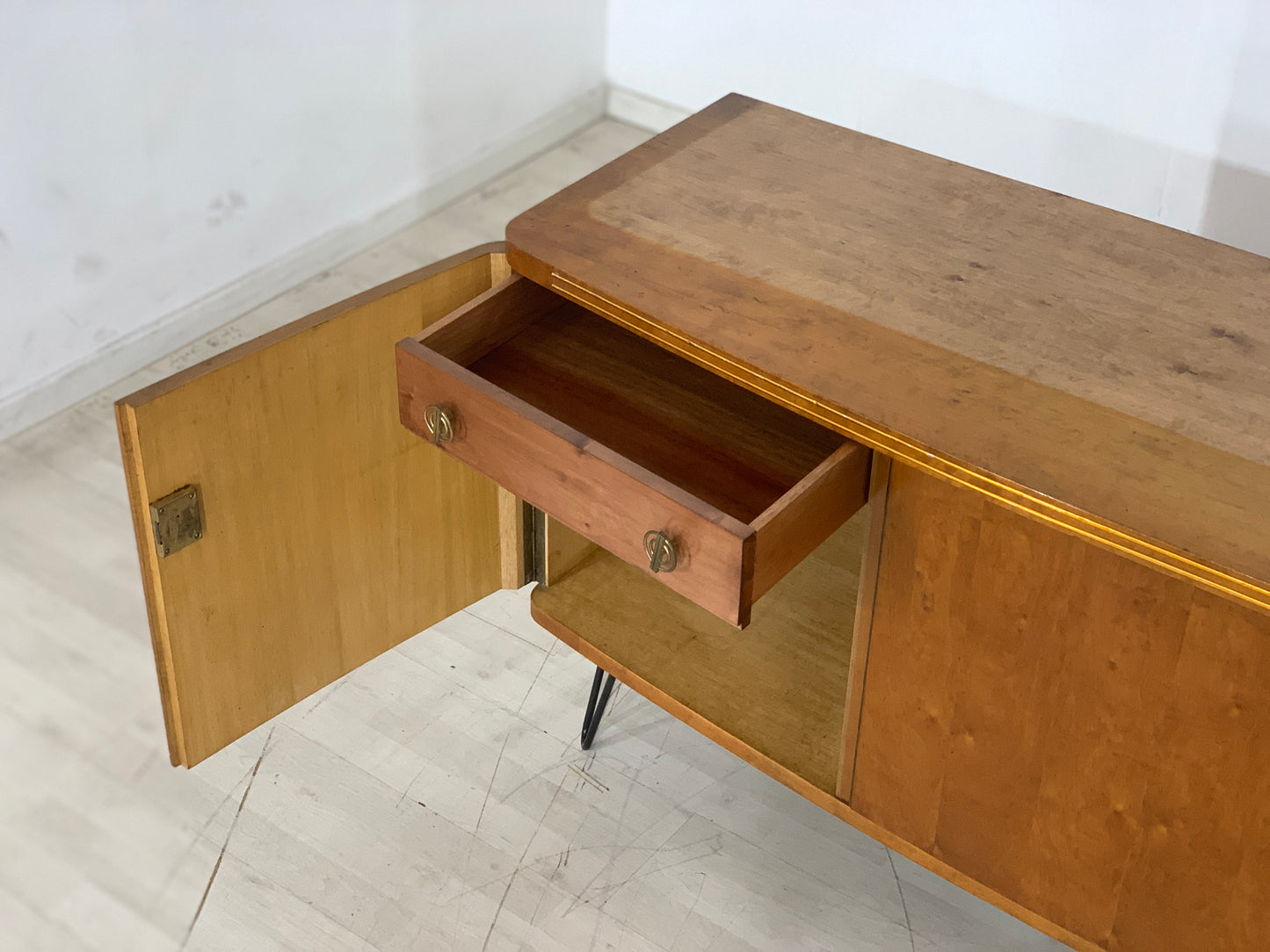 Mid Century Sideboard Schrank Kommode Vintage