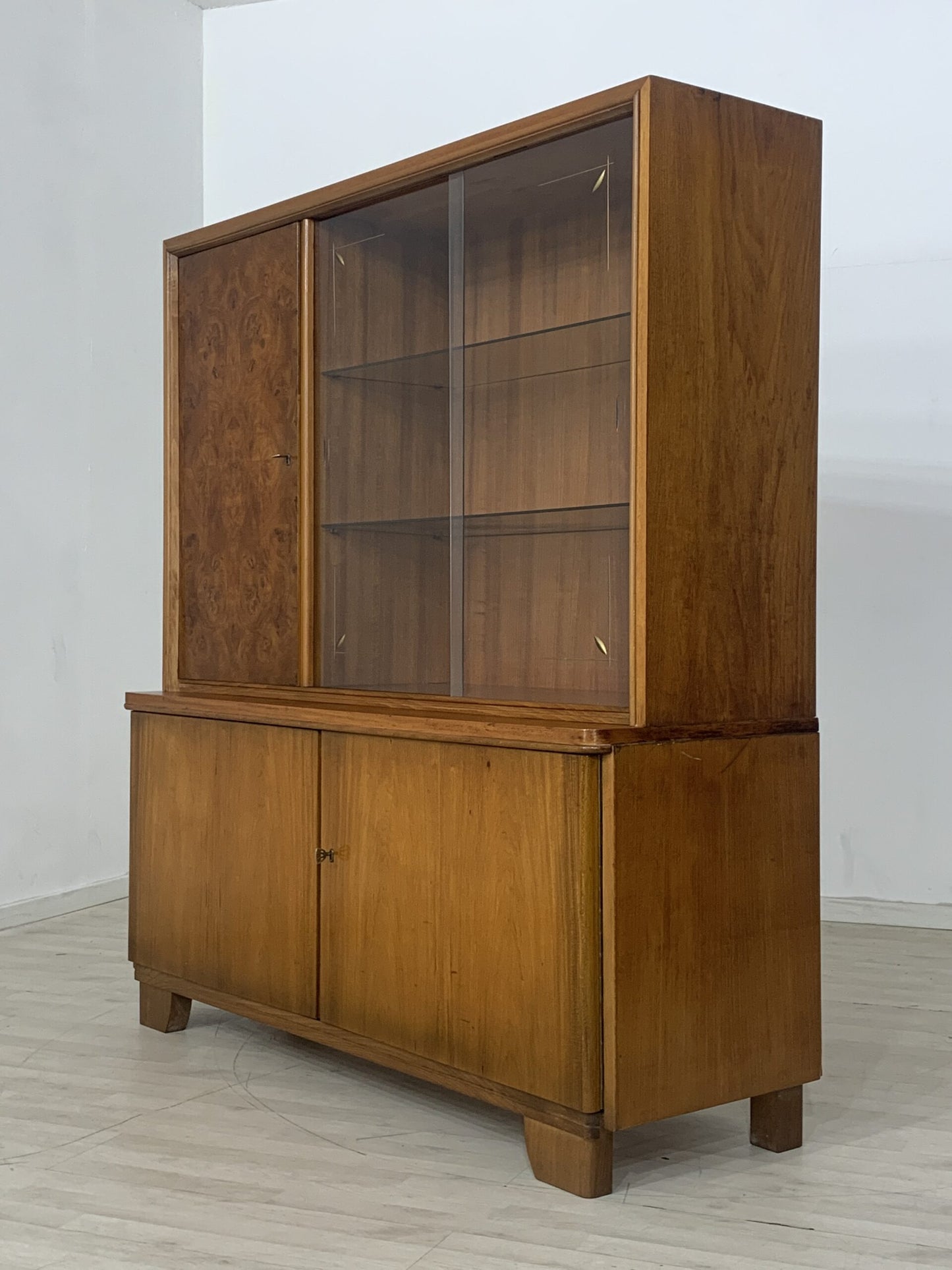 60ER JAHRE ANRICHTE SCHRANK GESCHIRRSCHRANK HIGHBOARD VINTAGE